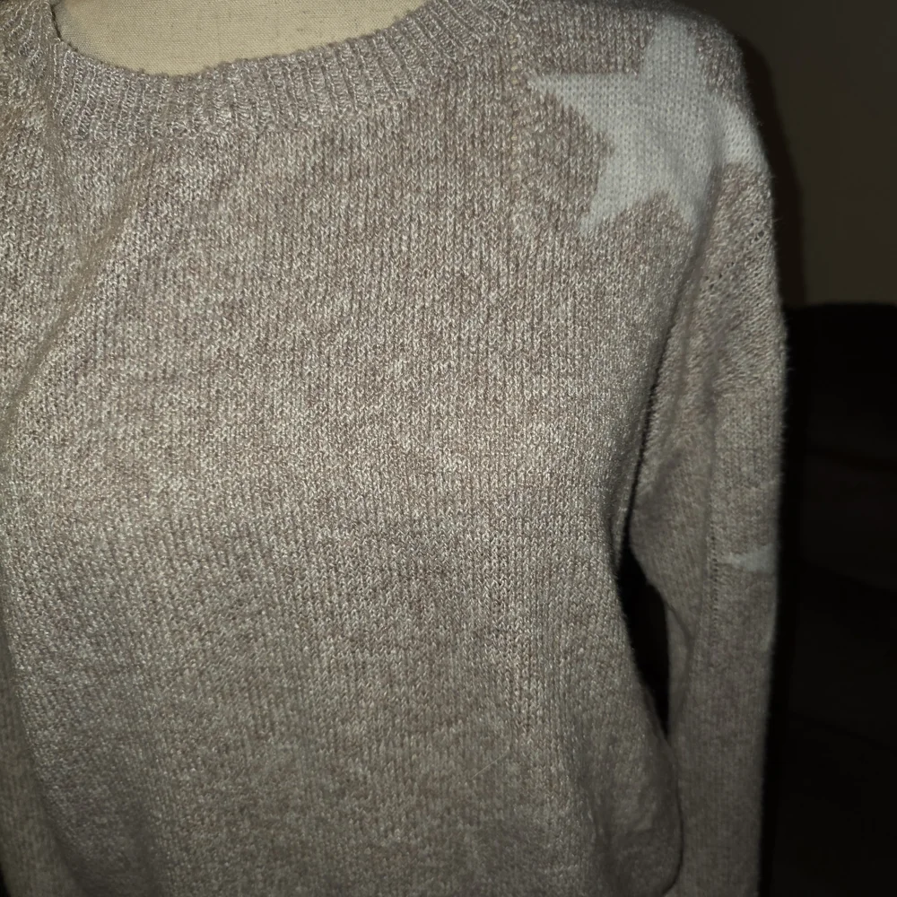 Star Pattern Crew Neck SOFT Sweater